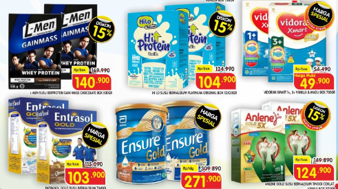 Produk promo susu Superindo 28 September 2025. (superindo)
